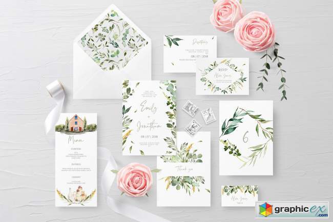 Emily Wedding Cards 