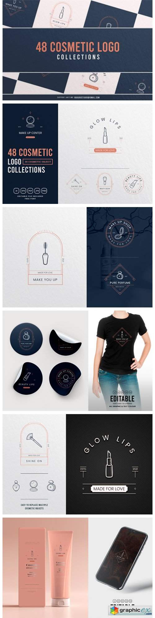  Cosmetic Logo Templates 