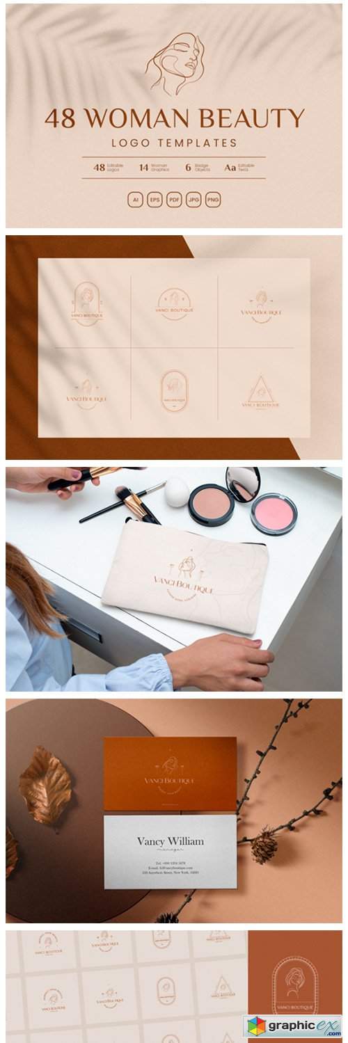  Woman Logo Collection 