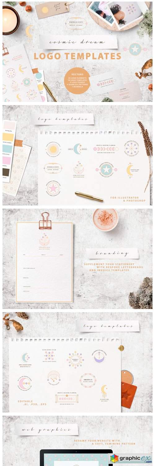  Cosmic Dream Logo Templates 