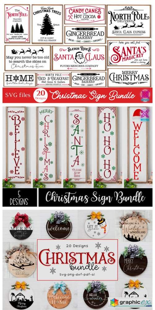  The Huge Christmas Svg Bundle 