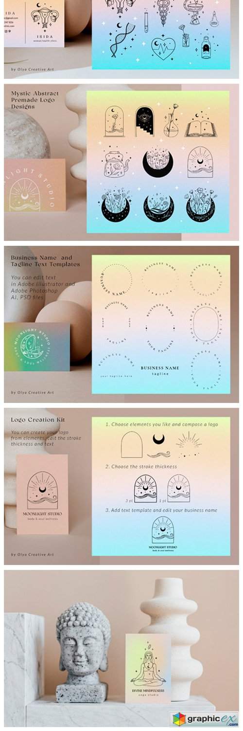  Art of Mindfulness Premade Logo Designs 19728938