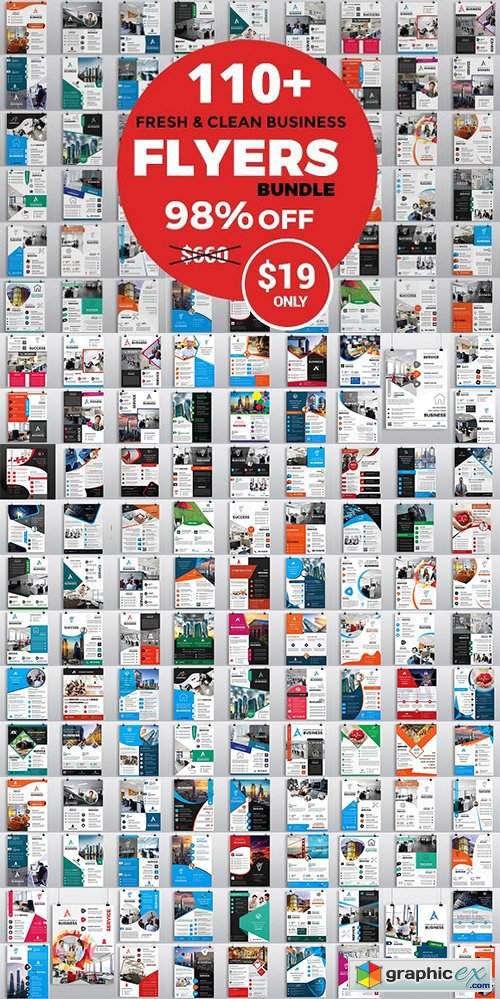  110+ Clean Business Flyers 