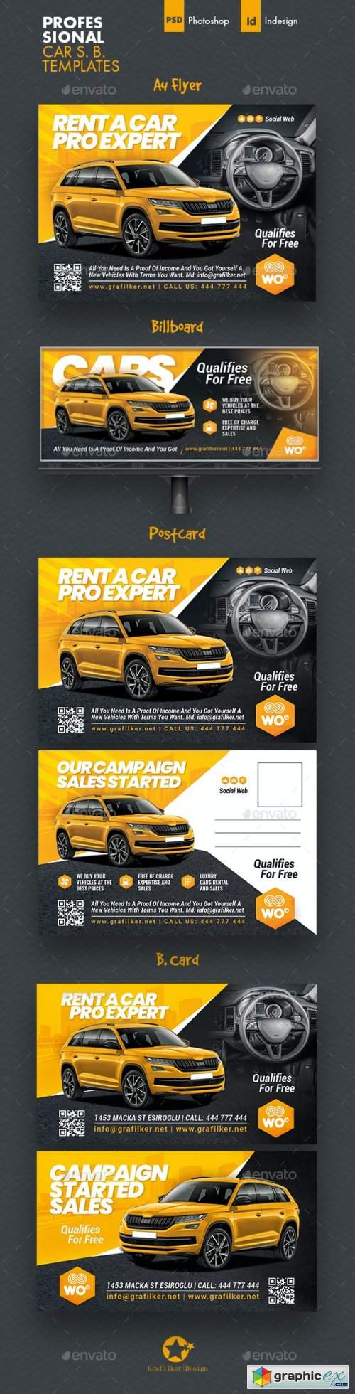 Car Sales Bundle Templates 