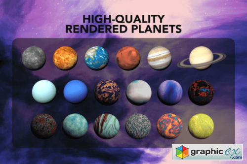 Space Pro Galaxy Brushes