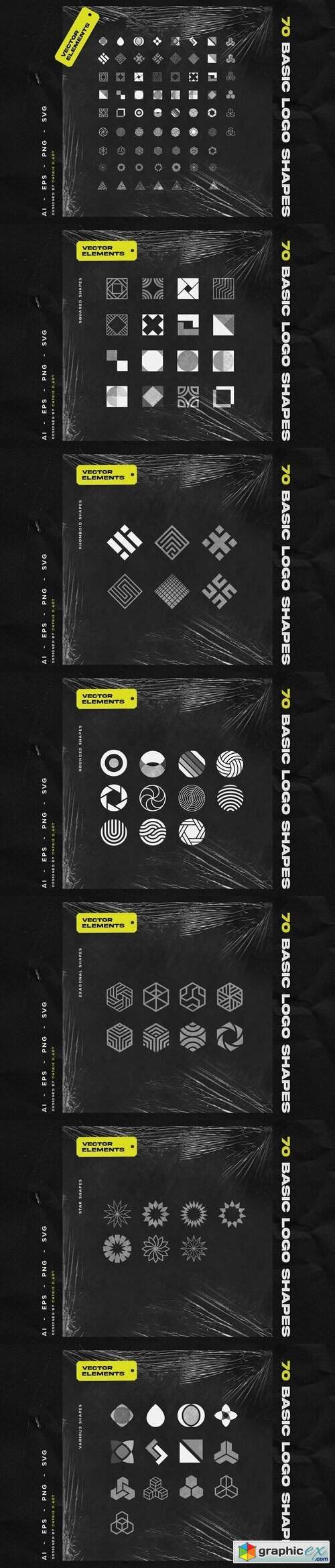 70 Various Logo Shapes 