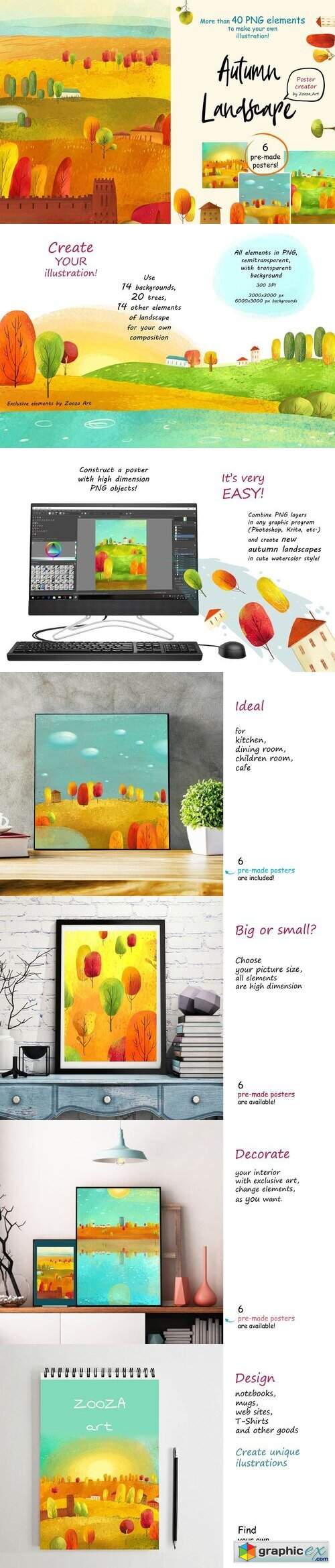 Autumn Landscape - Poster Maker 