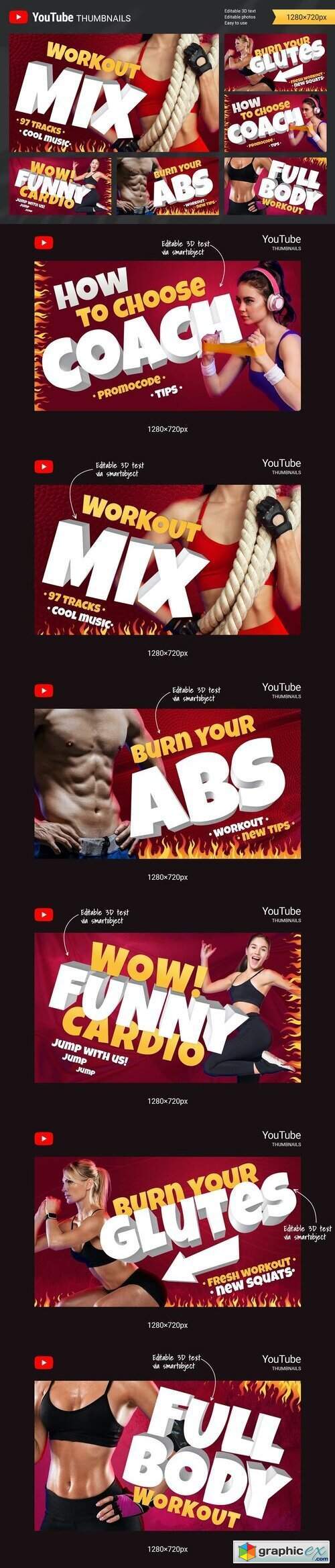 Sport YouTube Thumbnails