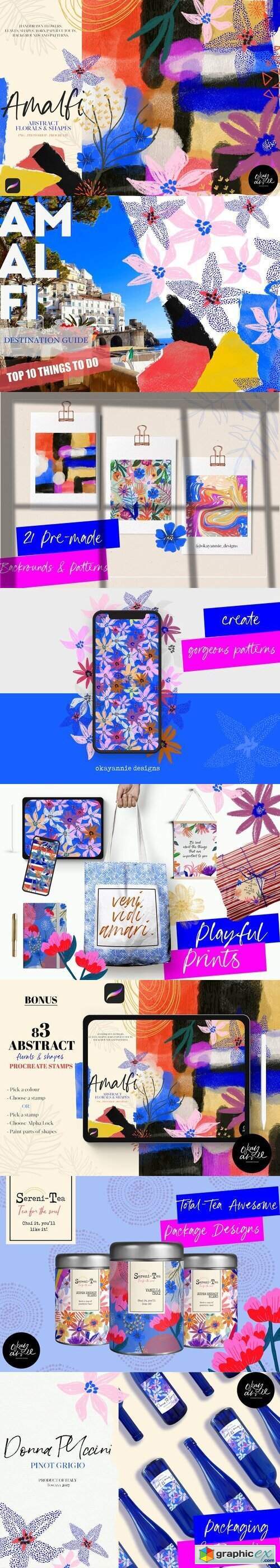 Amalfi: Abstract Floral & Shapes