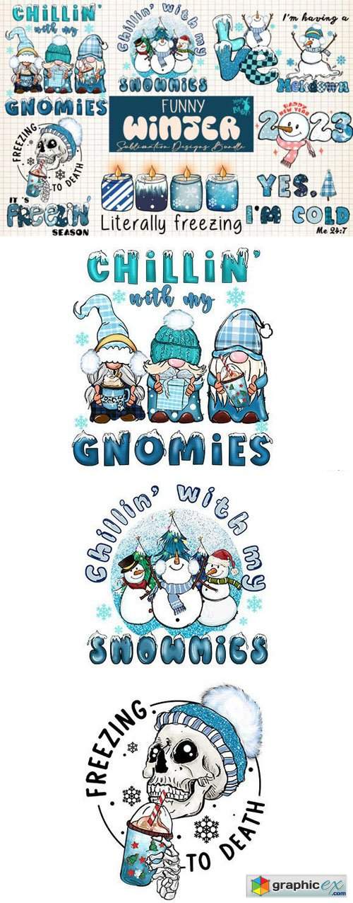 Funny Winter Design Bundle