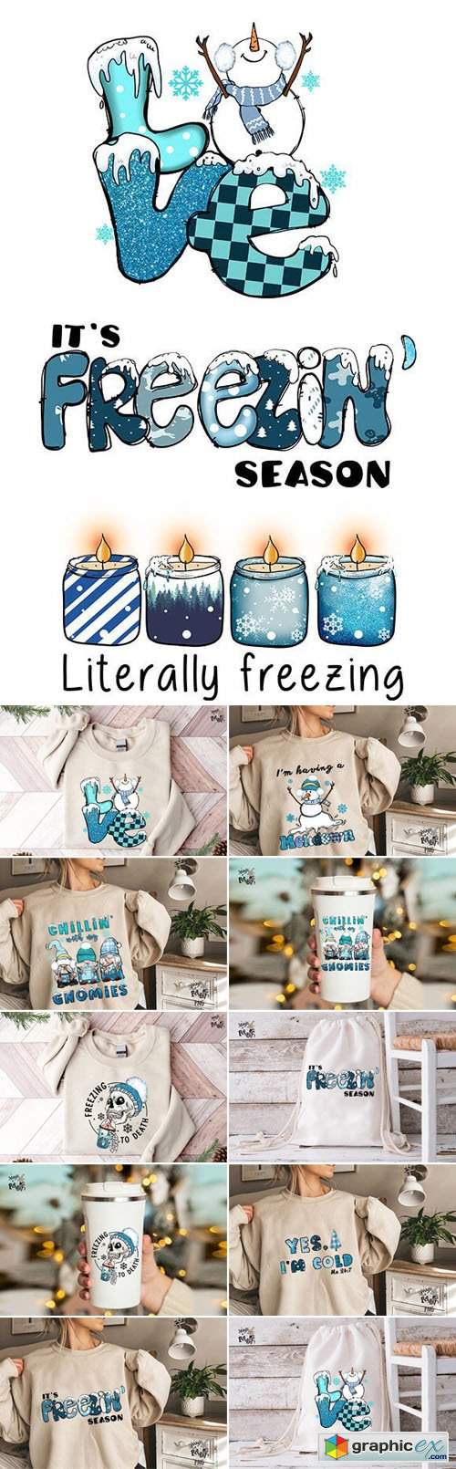 Funny Winter Design Bundle