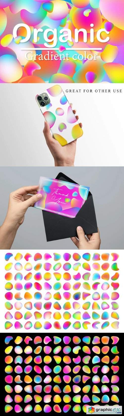  Big Bundle Organic Gradient Color 