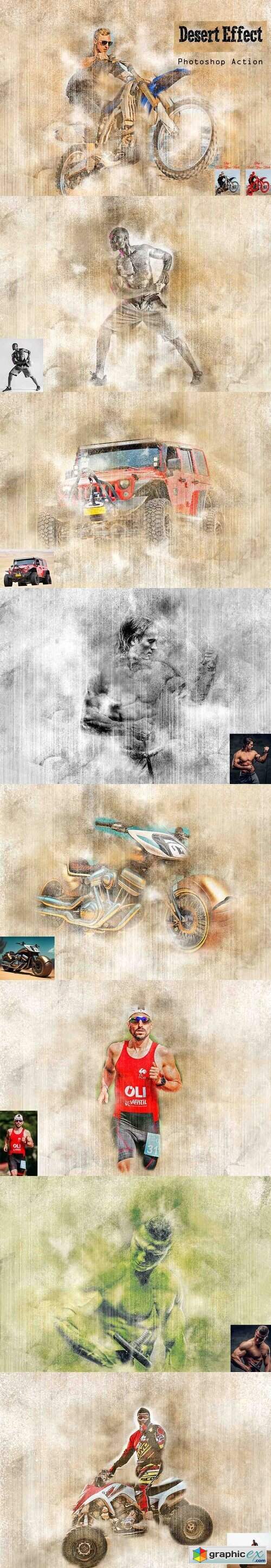 Desert Effect Photoshop Action 