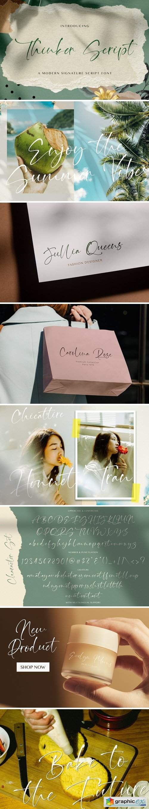 Thinker Script - Signature Font