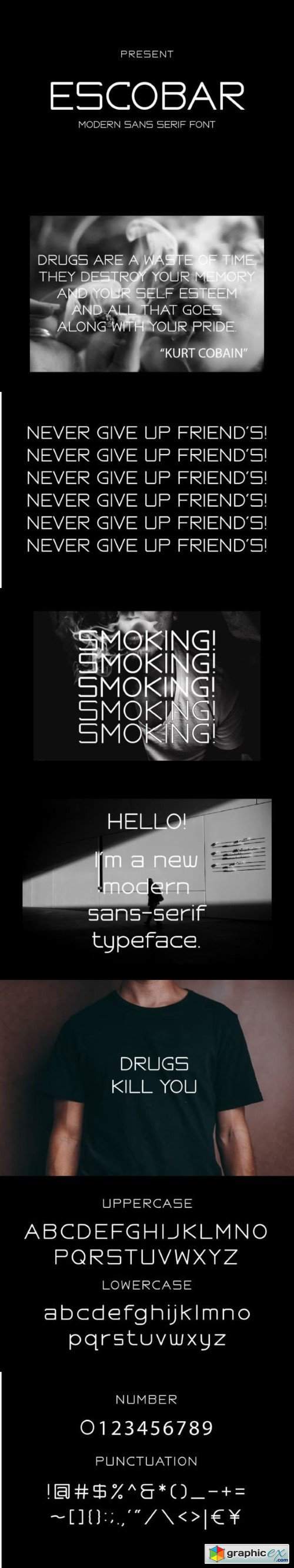 ESCOBAR - Sans Serif Font Family